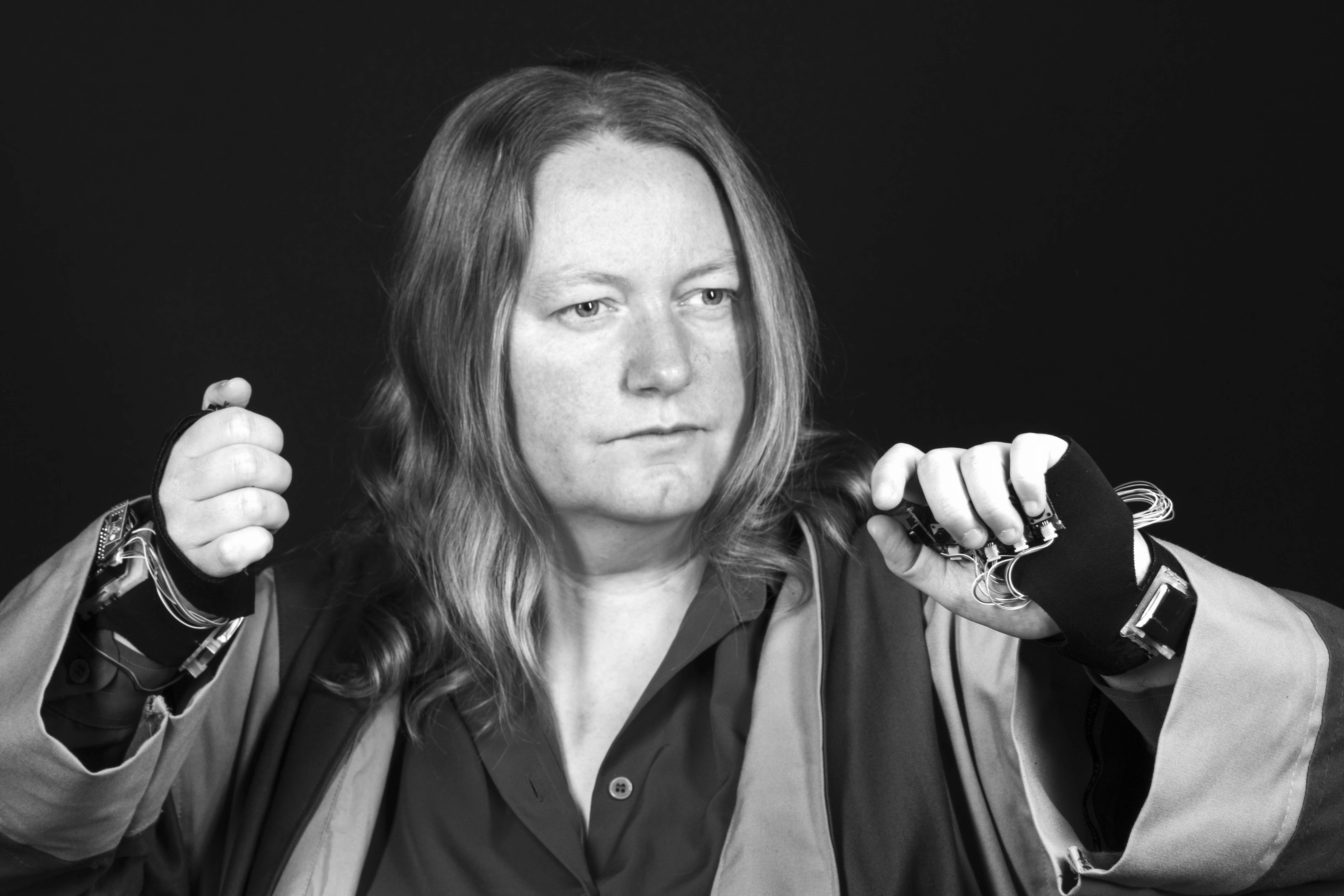 Photo of Marije Baalman, by Nina Karim van Oort